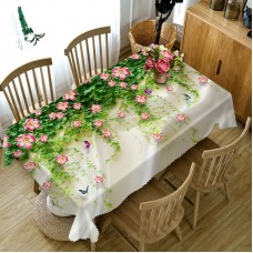 3D flor mantel tela lavable espesar algodón rectangular y mantel redondo para la boda tamaño personalizable ali-83791850